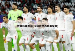 世界杯季军赛(卡塔尔世界杯季军赛)