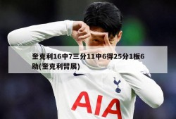 奎克利16中7三分11中6得25分1板6助(奎克利臂展)