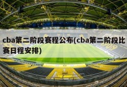 cba第二阶段赛程公布(cba第二阶段比赛日程安排)