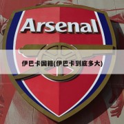 伊巴卡国籍(伊巴卡到底多大)