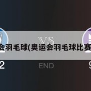 奥运会羽毛球(奥运会羽毛球比赛用球)