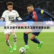 东方卫视节目表(东方卫视节目表全部)