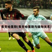 麦克哈里斯(麦克哈里斯与缅甸关系)
