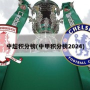 中超积分榜(中甲积分榜2024)