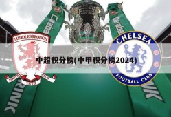 中超积分榜(中甲积分榜2024)