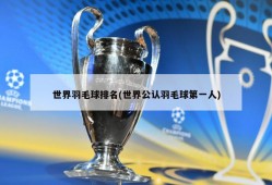 世界羽毛球排名(世界公认羽毛球第一人)