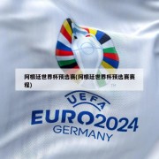 阿根廷世界杯预选赛(阿根廷世界杯预选赛赛程)