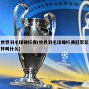 世界羽毛球锦标赛(世界羽毛球锦标赛冠军奖杯叫什么)