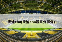 麦迪cba(麦迪cba最高分得分)