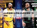 nba季后赛什么开始(nba季后赛哪一天开始)