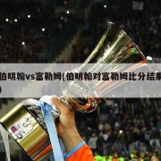 伯明翰vs富勒姆(伯明翰对富勒姆比分结果)