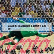 nba球衣(nba球衣左肩上的黑条什么意思)