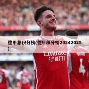 德甲总积分榜(德甲积分榜20242025)