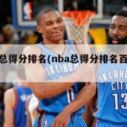 nba总得分排名(nba总得分排名百度百科)