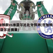 佐加顿斯vs米亚尔比比分预测(佐加顿斯vs米亚尔比赛果)