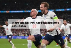 巴西甲级联赛积分榜(巴西甲级联赛积分榜2019一2020)