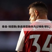 泰森-钱德勒(泰森钱德勒效力过哪些球队)