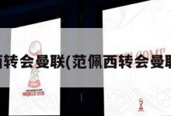 范佩西转会曼联(范佩西转会曼联年龄)