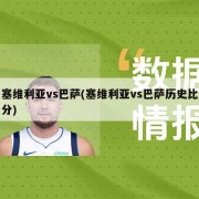 塞维利亚vs巴萨(塞维利亚vs巴萨历史比分)