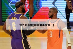 德乙射手榜(德甲射手榜第一)