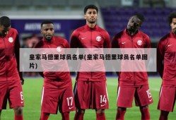 皇家马德里球员名单(皇家马德里球员名单图片)