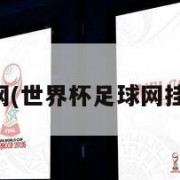 世界杯足球网(世界杯足球网挂钩方法图片)