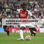 欧洲杯直播:意大利vs英格兰(欧洲国家杯意大利vs英格兰)