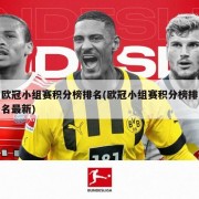 欧冠小组赛积分榜排名(欧冠小组赛积分榜排名最新)