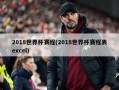 2018世界杯赛程(2018世界杯赛程表excel)