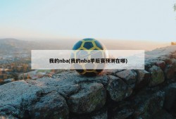 我的nba(我的nba季后赛预测在哪)