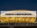 季后赛时间(cba赛程表季后赛时间表)