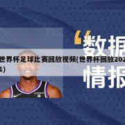 世界杯足球比赛回放视频(世界杯回放2021)