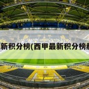 西甲最新积分榜(西甲最新积分榜赫塔菲)