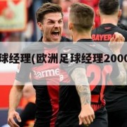 欧洲足球经理(欧洲足球经理2000背景音乐)