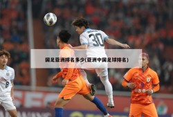 国足亚洲排名多少(亚洲中国足球排名)