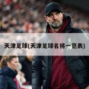 天津足球(天津足球名将一览表)