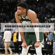 葡超联赛积分榜比分(葡超联赛积分榜比分查询最新)