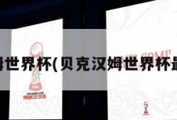 贝克汉姆世界杯(贝克汉姆世界杯最好成绩)