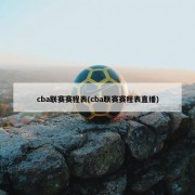 cba联赛赛程表(cba联赛赛程表直播)