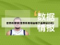 世界杯用球(世界杯用球由哪个品牌设计的)