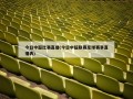 今日中超比赛直播(今日中超联赛足球赛事直播表)
