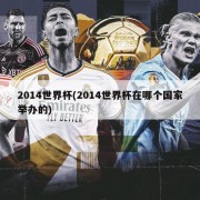 2014世界杯(2014世界杯在哪个国家举办的)