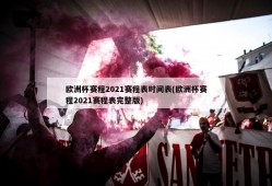 欧洲杯赛程2021赛程表时间表(欧洲杯赛程2021赛程表完整版)
