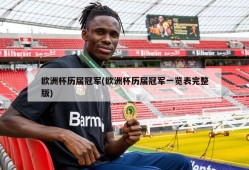 欧洲杯历届冠军(欧洲杯历届冠军一览表完整版)