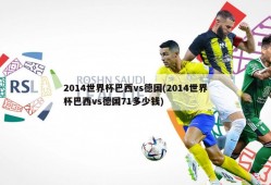2014世界杯巴西vs德国(2014世界杯巴西vs德国71多少钱)